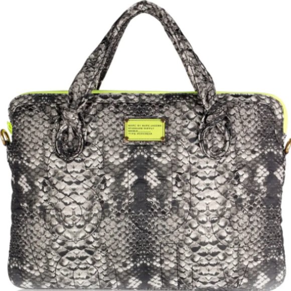 Marc Jacobs python-print laptop bag - Picture 1 of 4